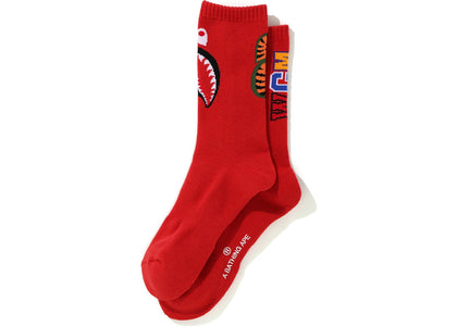 BAPE Shark Socks Red - product view 2