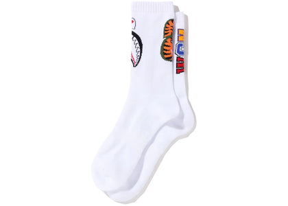BAPE Shark Socks White - product view 2