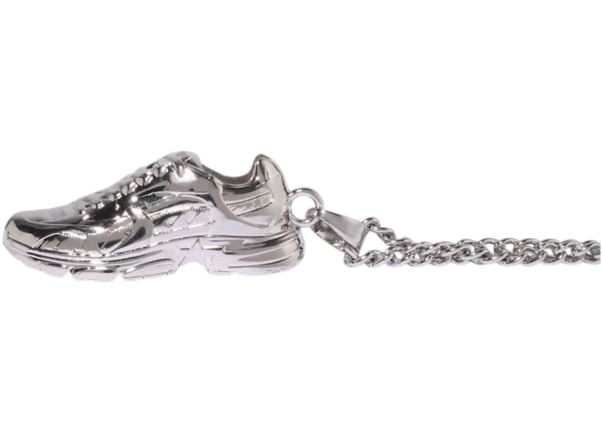 BAPE Shark Sta Necklace Silver - vue secondaire B