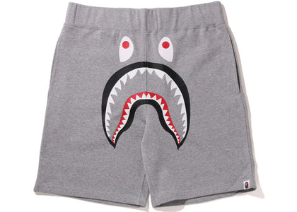 BAPE Shark Sweat Shorts (FW22) Grey - apparel view 2