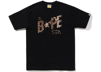 BAPE Snake Bape Sta Logo Tee Black Beige
