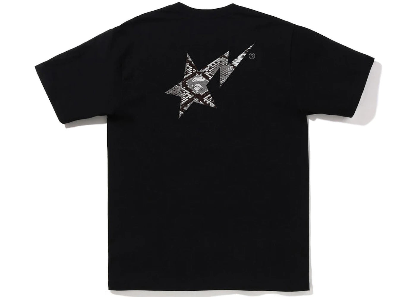 BAPE Snake Bape Sta Logo Tee Black Grey - vue secondaire B