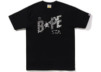 BAPE Snake Bape Sta Logo Tee Black Grey
