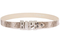 BAPE Snake Belt Beige