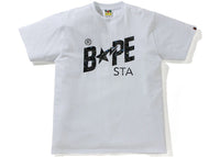 BAPE Space Camo Bape Sta Logo Tee White