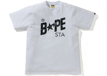 BAPE Space Camo Bape Sta Logo Tee White - product view 2