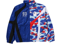 BAPE Split Stand Collar Track Jacket Blue