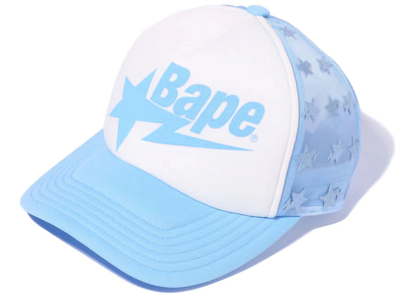 BAPE Sta Allover Mesh Cap Blue - vue secondaire A