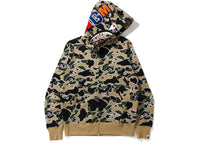 BAPE Sta Camo Shark Full Zip Hoodie Gelb