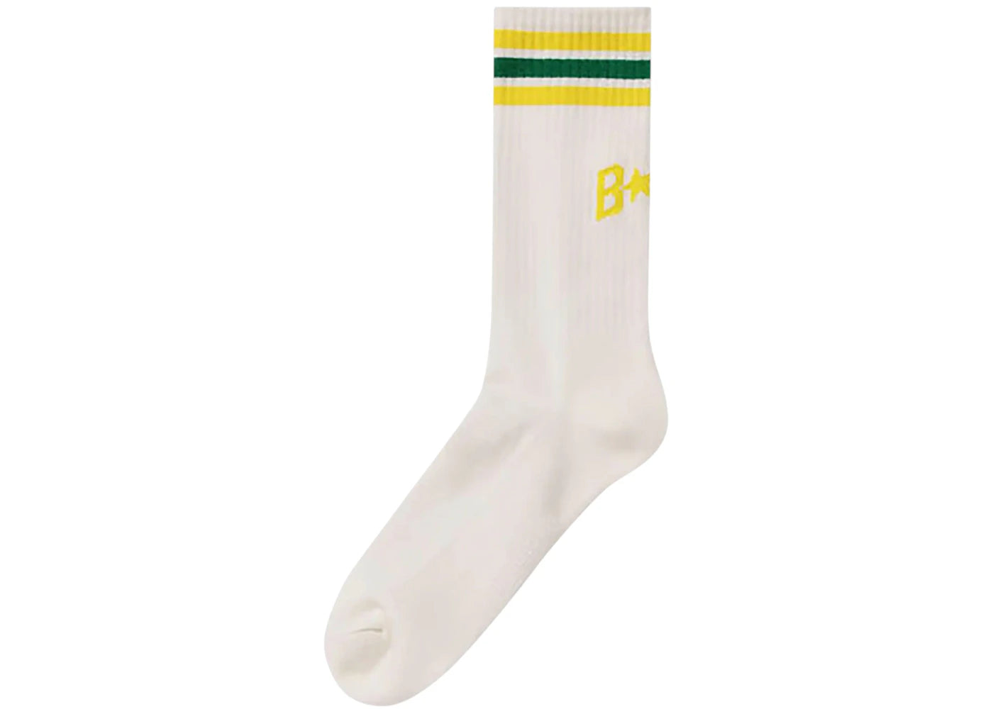 BAPE Sta Line Socks Yellow - vue 360