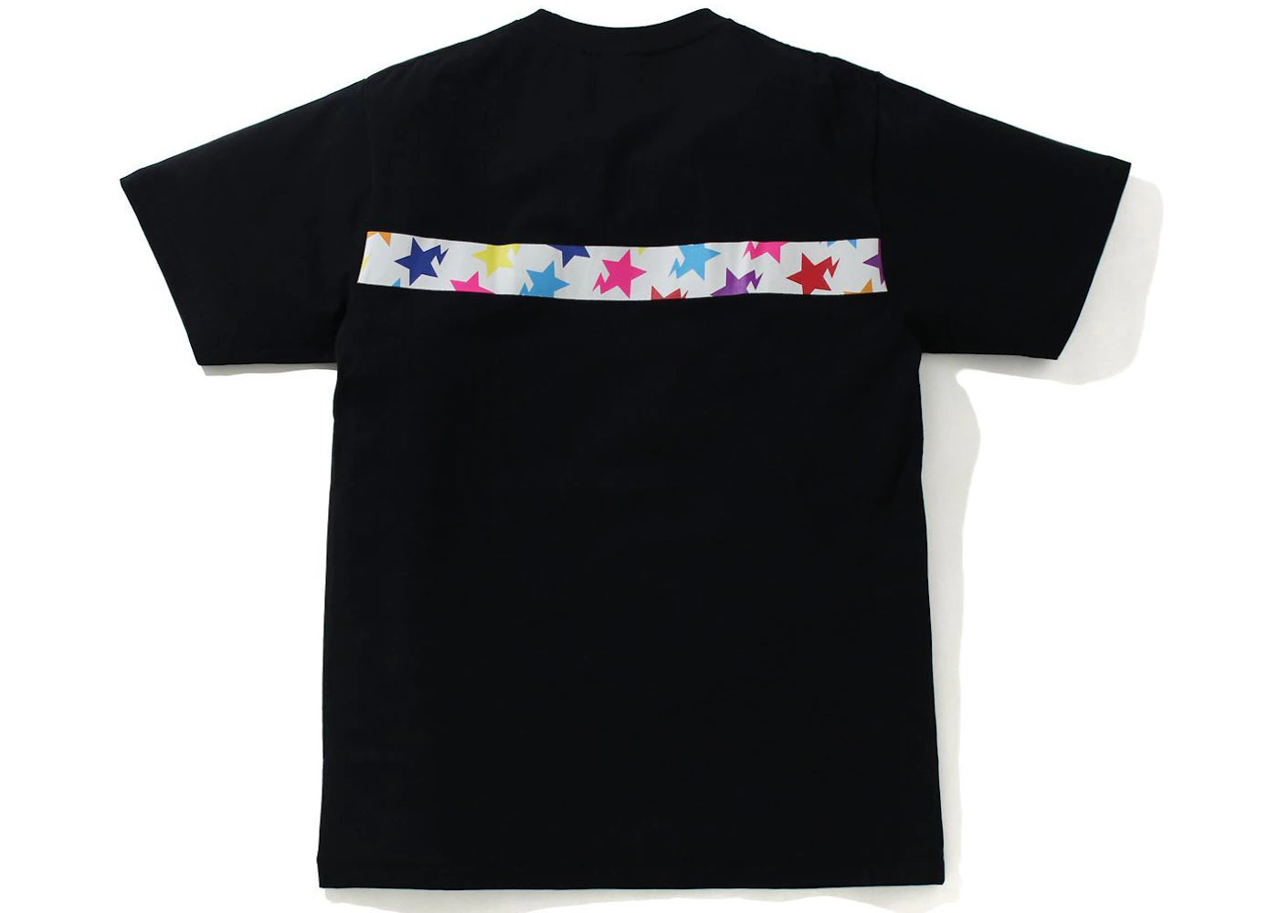 BAPE Sta Pattern Tape Ape Head Tee Black - vue secondaire B