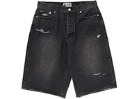 BAPE Sta Relaxed Fit Denim Shorts Black