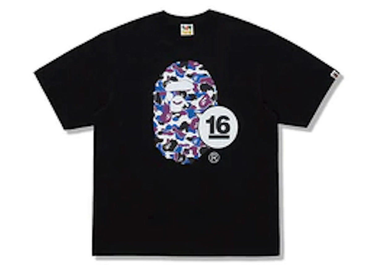 BAPE Store Hong Kong 16th Anniversary HK Camo Tee Black - vue secondaire A