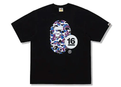 BAPE Store Hong Kong 16th Anniversary HK Camo Tee Black - product view 2