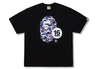 BAPE Store Hong Kong 16th Anniversary HK Camo Tee Black