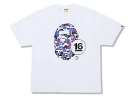 BAPE Store Hong Kong 16th Anniversary HK Camo Tee White