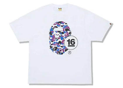 BAPE Store Hong Kong 16th Anniversary HK Camo Tee White - product view 2