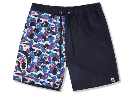 BAPE Store Hong Kong 16th Anniversary Shark Beach Shorts Black - apparel view 2