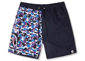BAPE Store Hong Kong 16th Anniversary Shark Beach Shorts Black