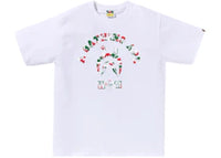 BAPE Store Milan Shark College Tee White