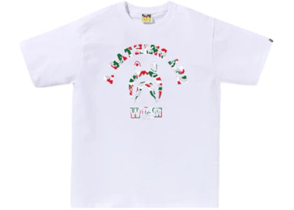 BAPE Store Milan Shark College Tee White - product view 2