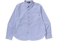 BAPE Stripe Shirt Blue