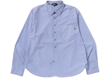 BAPE Stripe Shirt Blue - apparel view 2