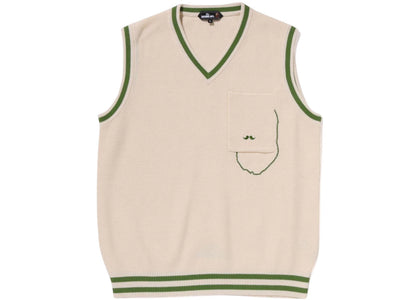 BAPE Tank Top Sweater Ivory - apparel view 2