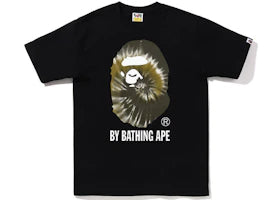 BAPE Tie Dye By Bathing Ape Tee Black Black