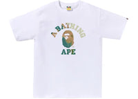 BAPE Tie Dye College Tee White/Beige
