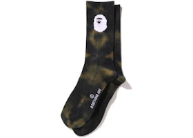 BAPE Tie Dye Socks Black