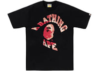 BAPE Tie Dye Twist College Tee Black