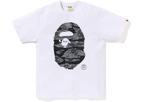 BAPE Tiger Camo Ape Head Tee White