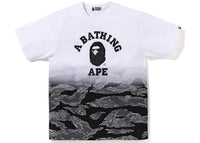 BAPE Tiger Camo Gradation College Tee Black