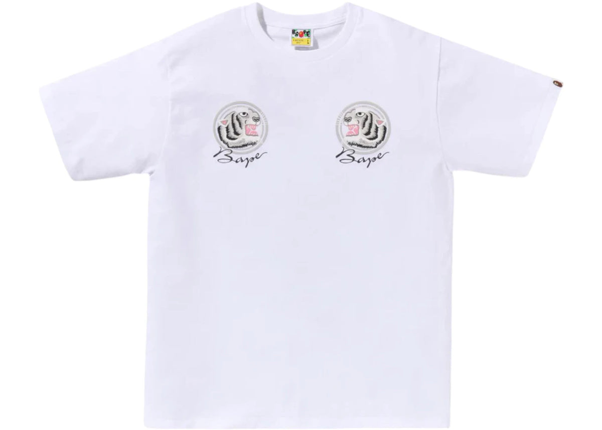 BAPE Tiger Souvenir Tee (SS25) White - vue secondaire B