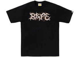 BAPE Trial Camo Logo Tee Black