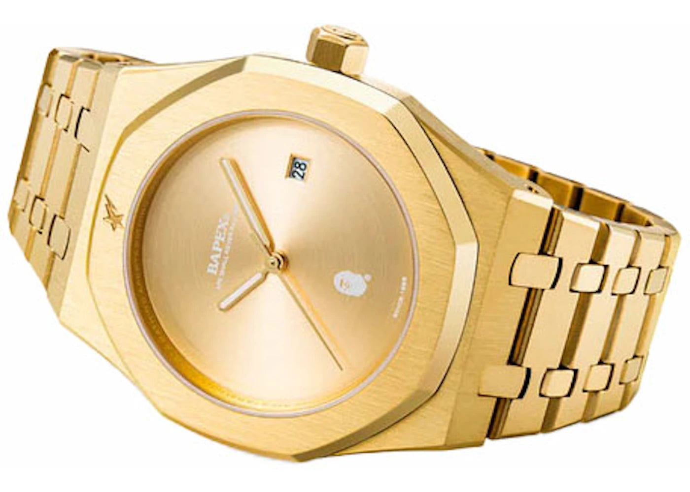 BAPE Type 9 BAPEX Watch Gold - vue secondaire B