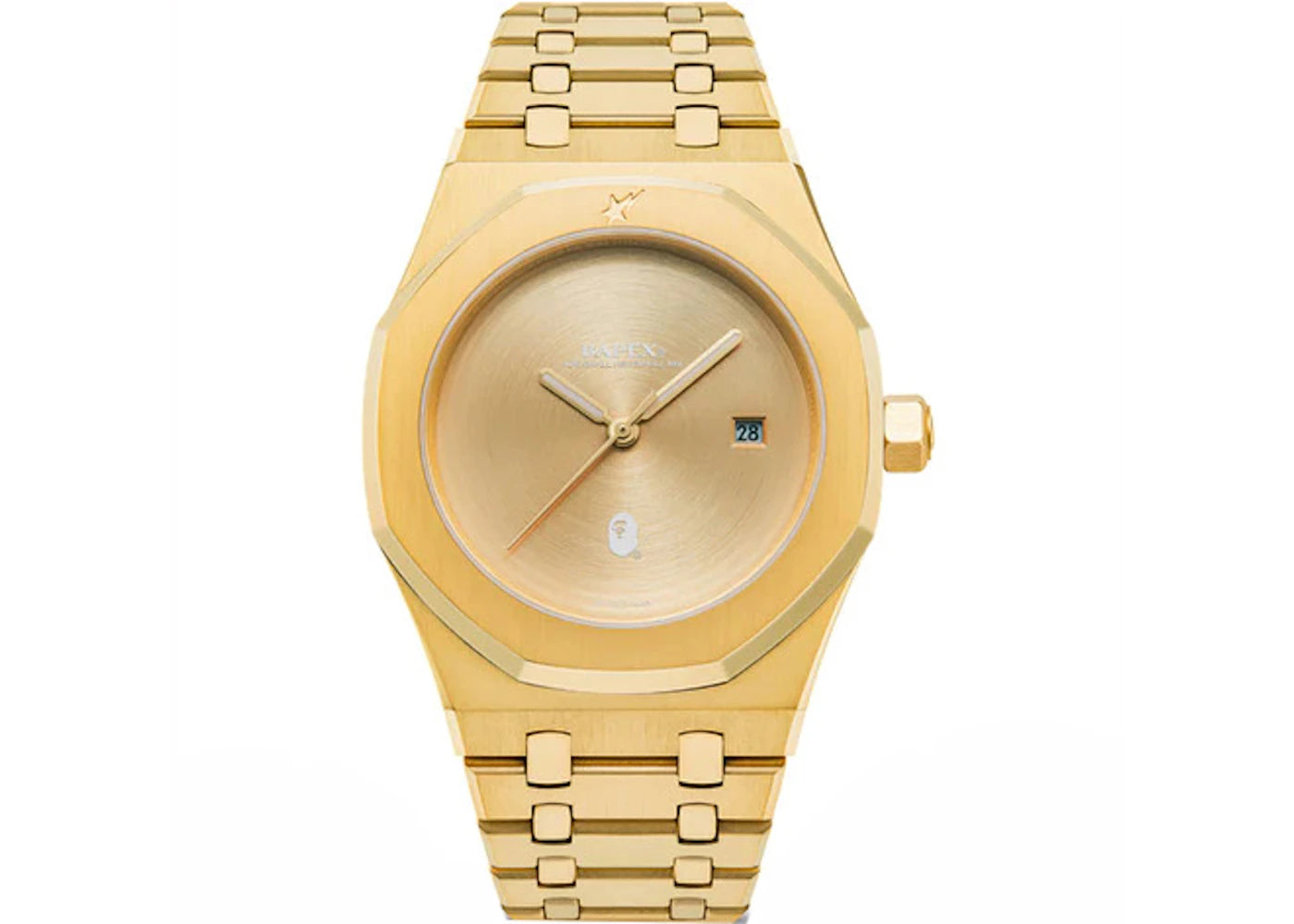BAPE Type 9 BAPEX Watch Gold - vue secondaire A
