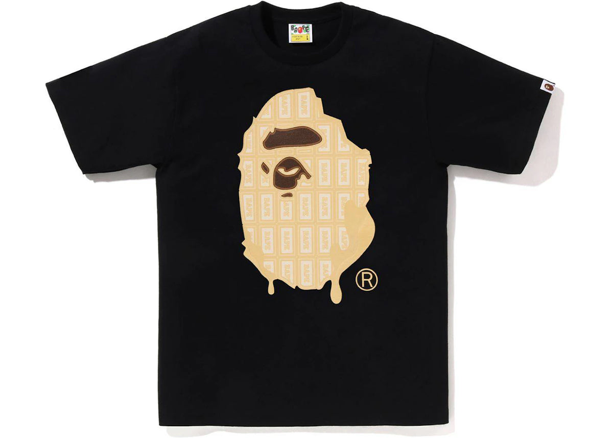 BAPE Valentine Chocolate Ape Head Tee (SS23) Black - vue secondaire A
