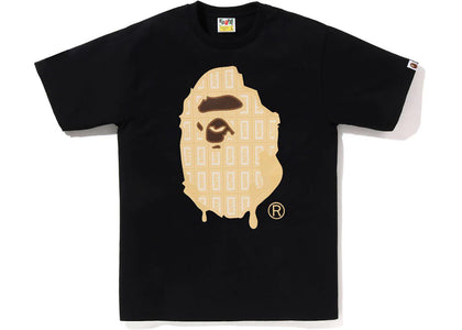 BAPE Valentine Chocolate Ape Head Tee (SS23) Black - product view 2