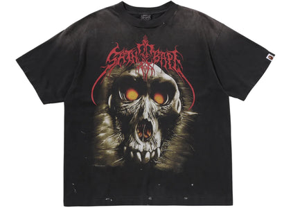 BAPE X Saint Mxxxxxx Saint Bape Tee Black - product view 2