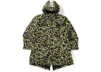 BAPE x UNKLE MWA CAMO M-51 Hoodie Jacket Green