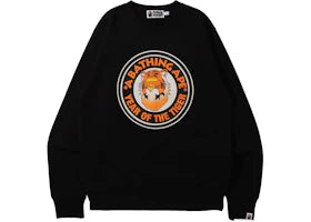 BAPE Year of the Tiger Crew Black