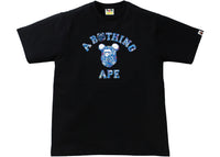 BAPE x Bearbrick Camo Bear College Tee Black