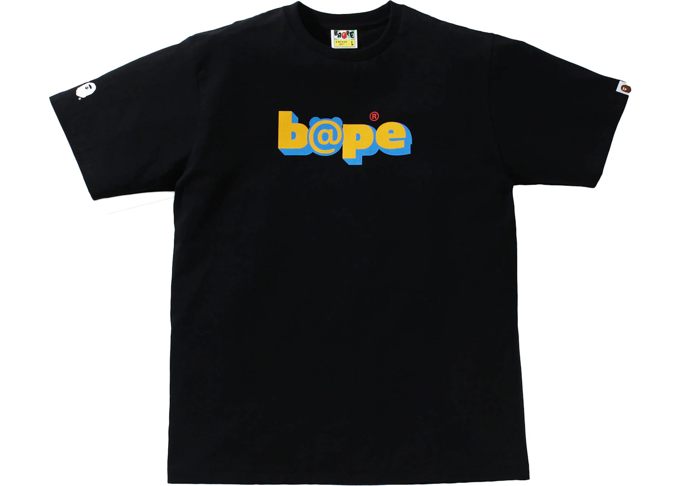 BAPE x Bearbrick Camo Bear Tee Black - vue secondaire A
