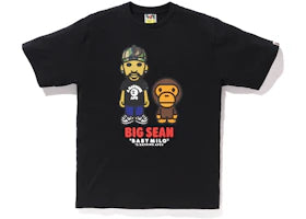 BAPE x Big Sean Baby Milo Tee Black