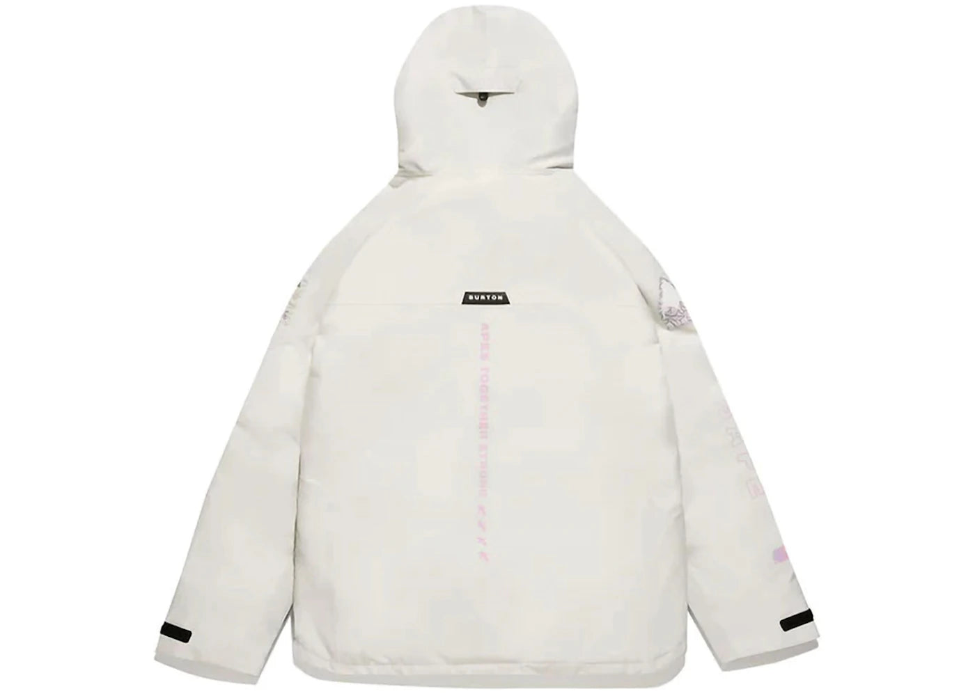 BAPE x Burton GORE-TEX Pillowline Jacket White - vue secondaire A