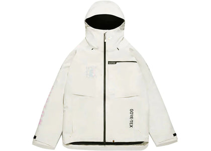 BAPE x Burton GORE-TEX Pillowline Jacket White - authentic BAPE apparel