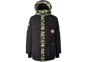 BAPE x Canada Goose x Concepts Expedition Jacket Black/ABC Camo - authentic BAPE apparel