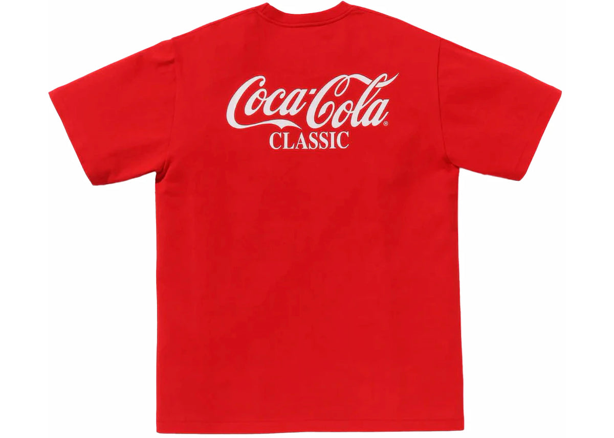 BAPE x Coca-Cola Ape Head Tee Red - vue secondaire B